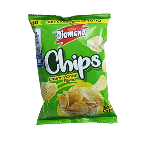 Chips Cream 'n' Onion Pack Of 12 Wholesale